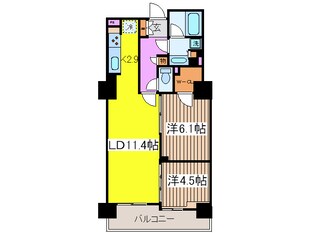 パ－クアクシス日本橋浜町の物件間取画像